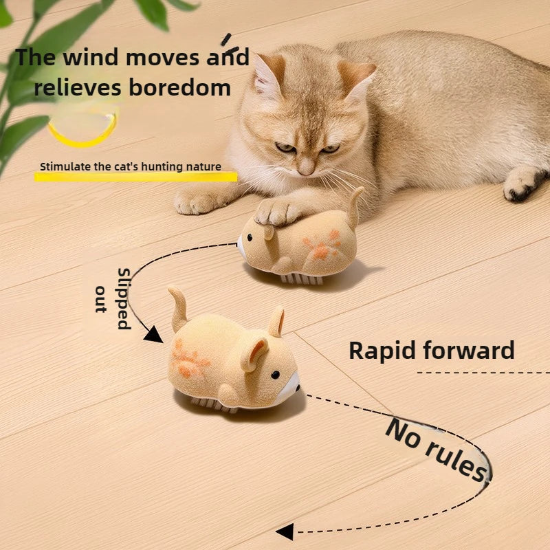 Self-Moving Electric Mouse Cat Toy