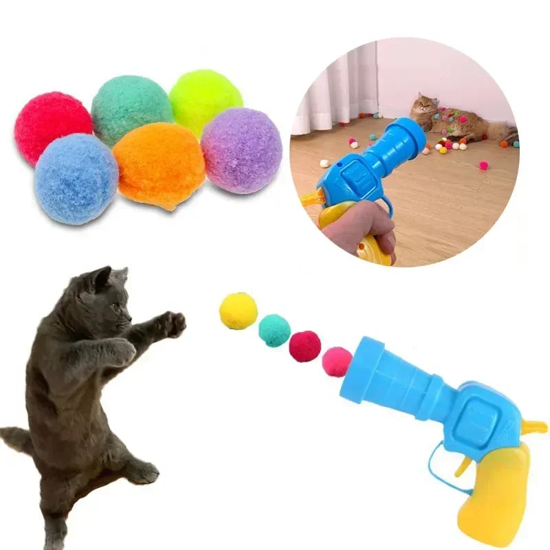 Stretch Plush Ball Cat Toy