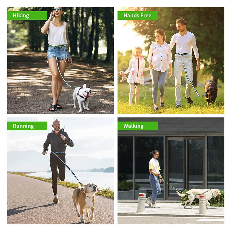 Hands-Free Retractable Dog Leash