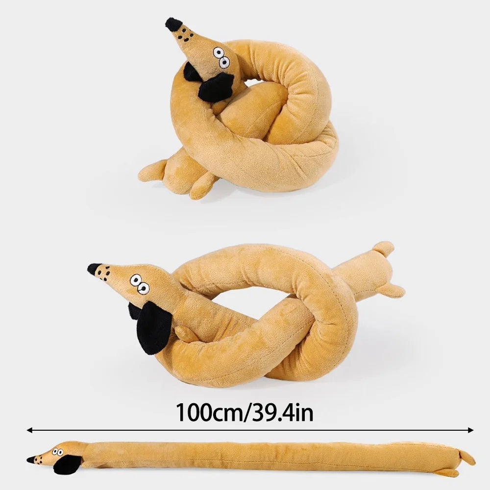 Giant Sausage Squeaky Dog Toy