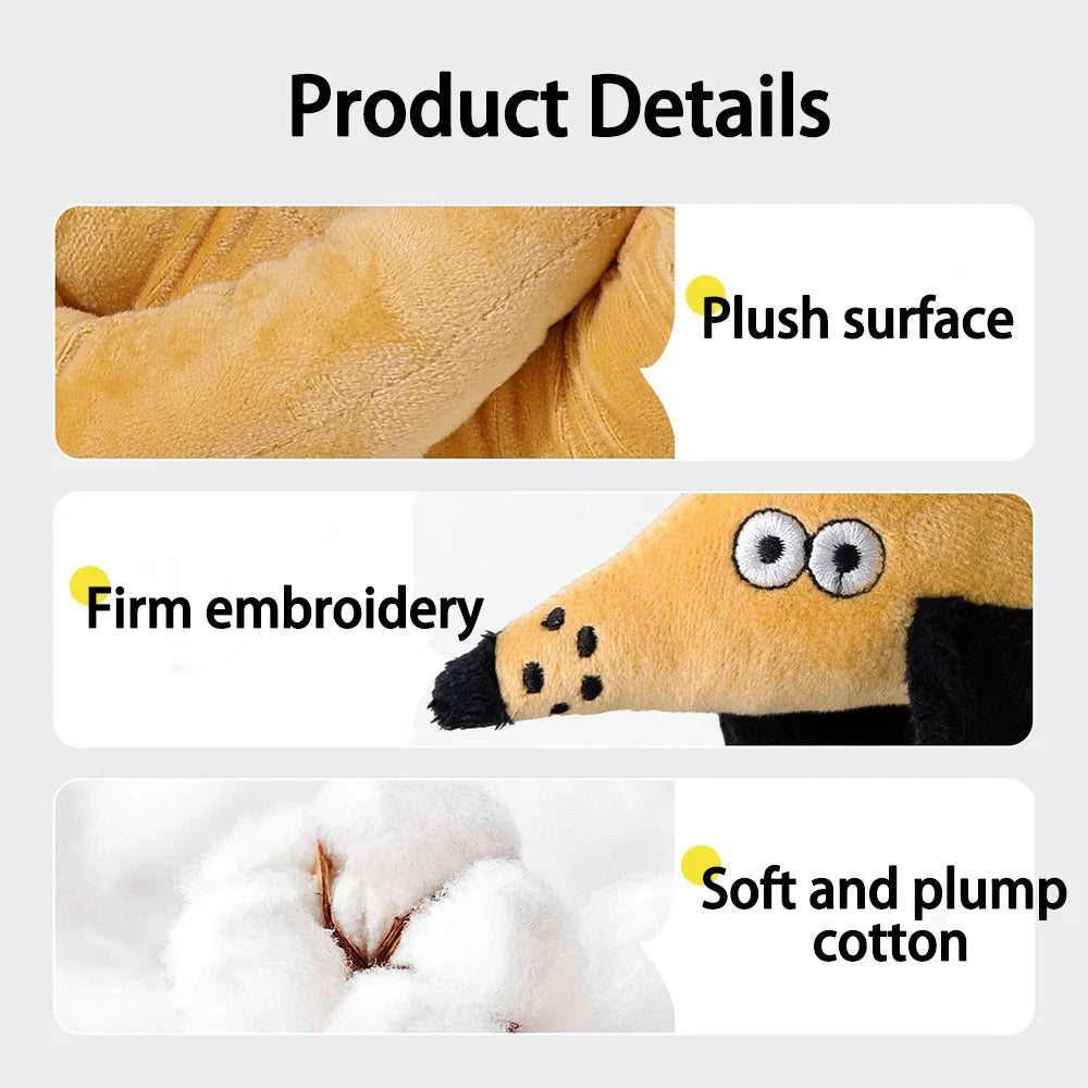 Giant Sausage Squeaky Dog Toy