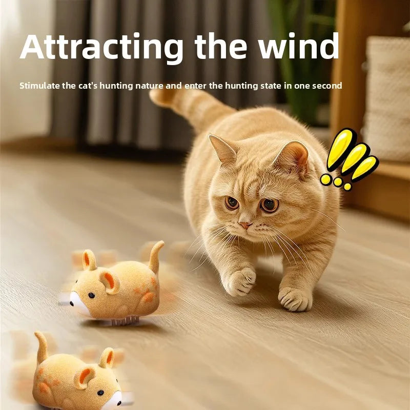Self-Moving Electric Mouse Cat Toy