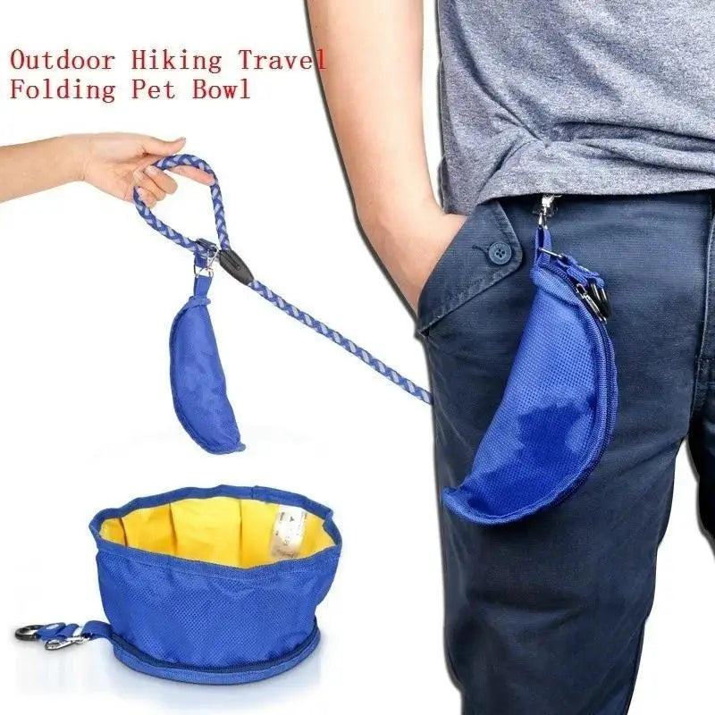 Foldable Hiking Water Bowl