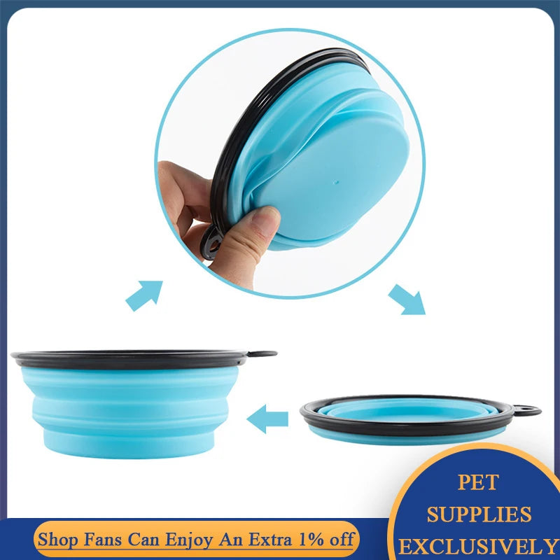 Collapsible Travel Water Bowl