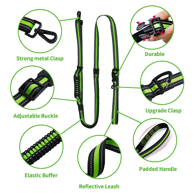 Hands-Free Retractable Dog Leash