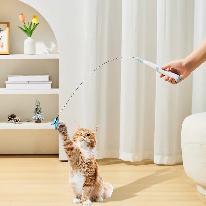 Butterfly Flutter Suction Cup Cat Toy