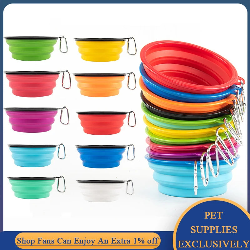 Collapsible Travel Water Bowl