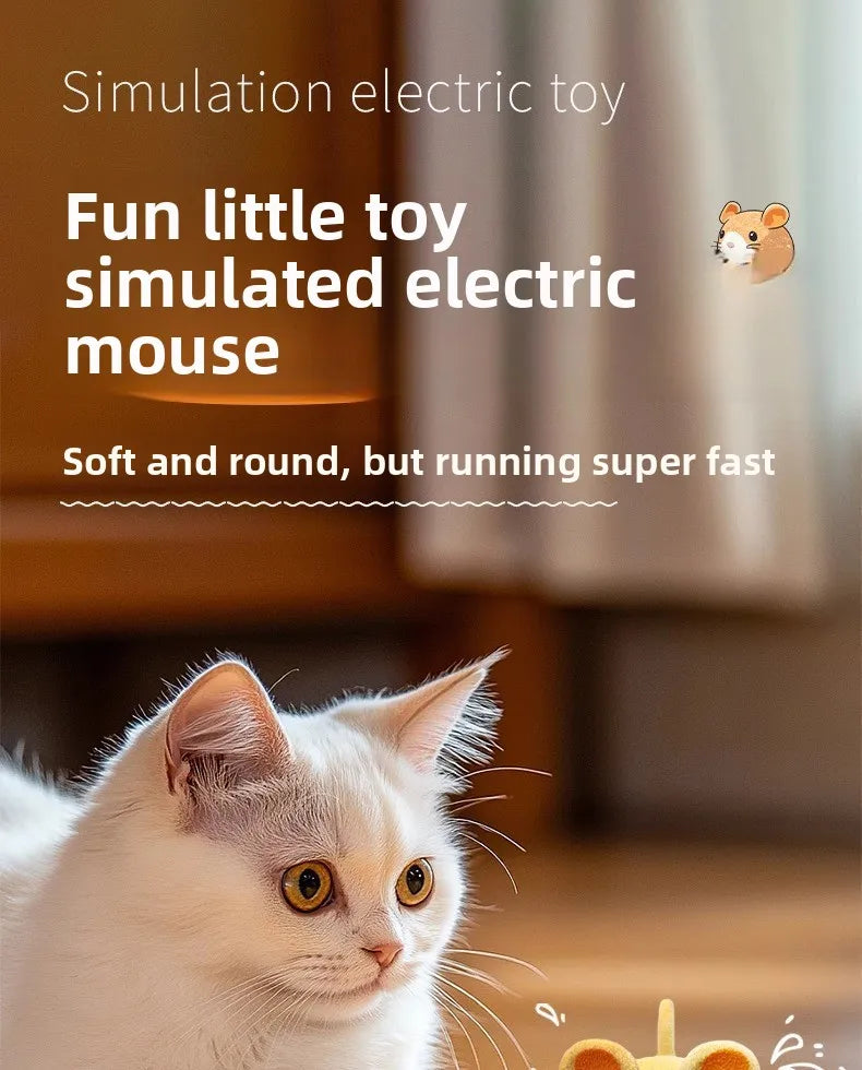 Self-Moving Electric Mouse Cat Toy