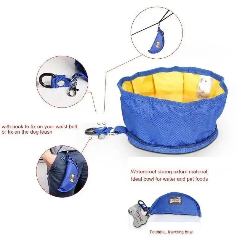 Foldable Hiking Water Bowl