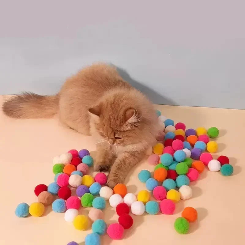 Stretch Plush Ball Cat Toy