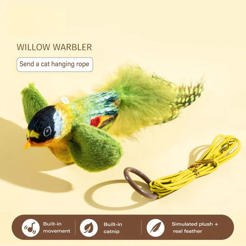 Realistic Chirping Bird Cat Toy