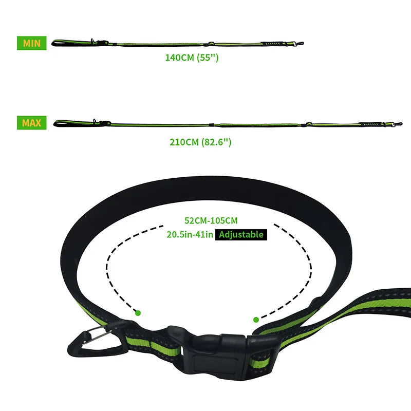 Hands-Free Retractable Dog Leash