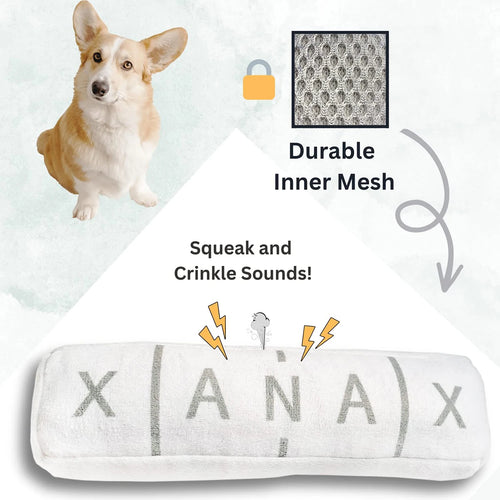 Chill Pup Parody Squeaky Dog Toy