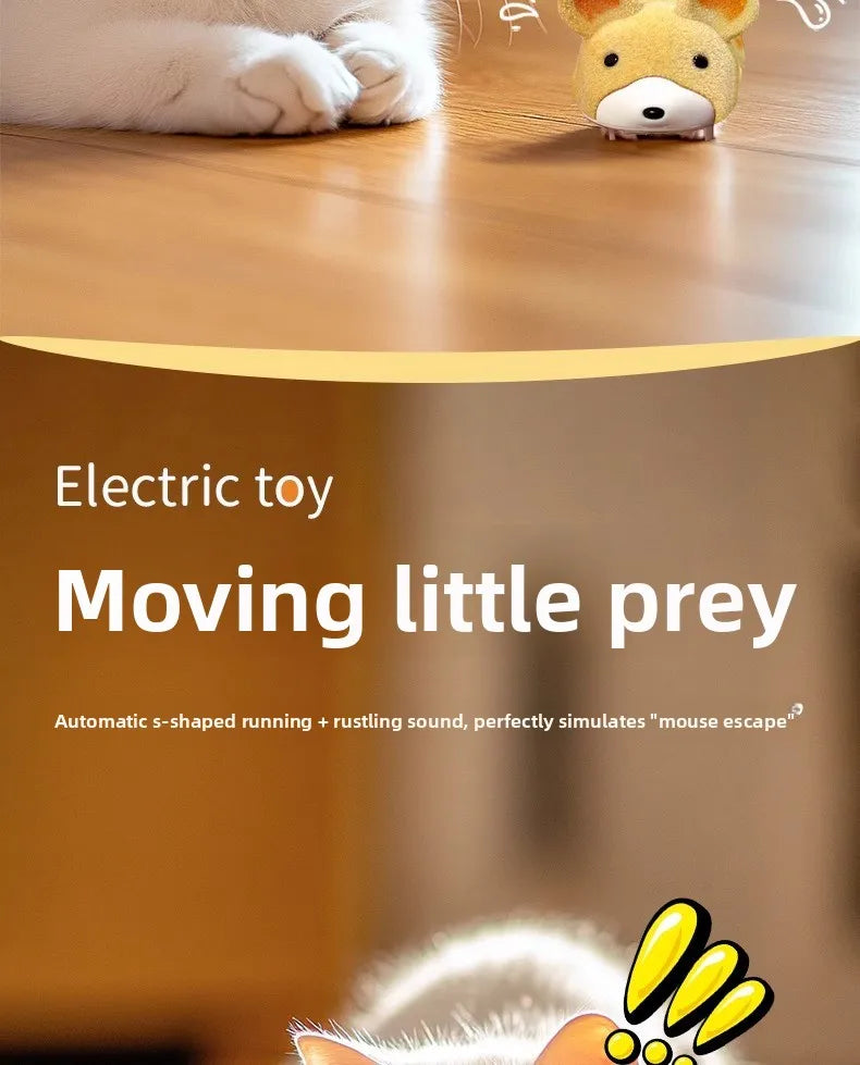 Self-Moving Electric Mouse Cat Toy