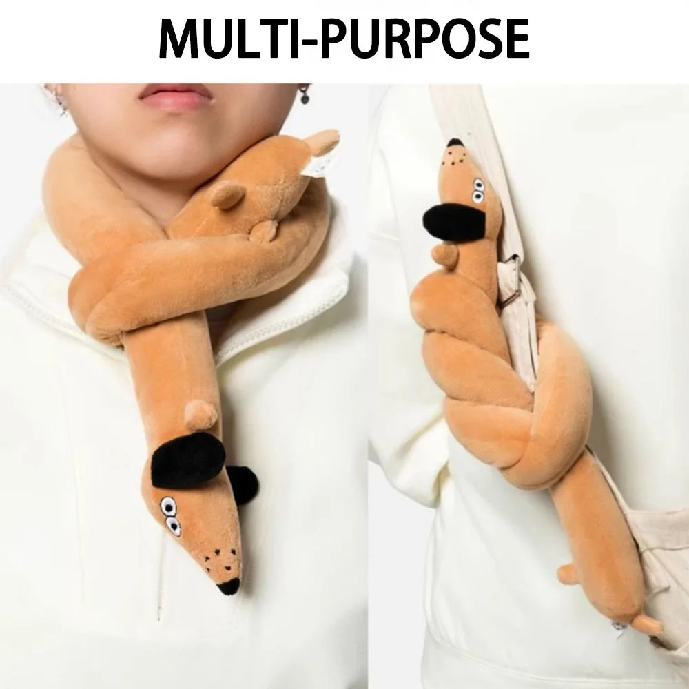 Giant Sausage Squeaky Dog Toy